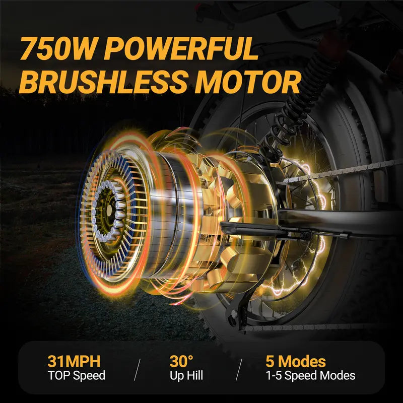 HOOMA Voltvogue 1500W All-Terrain Electric Bike - Product Detail 5