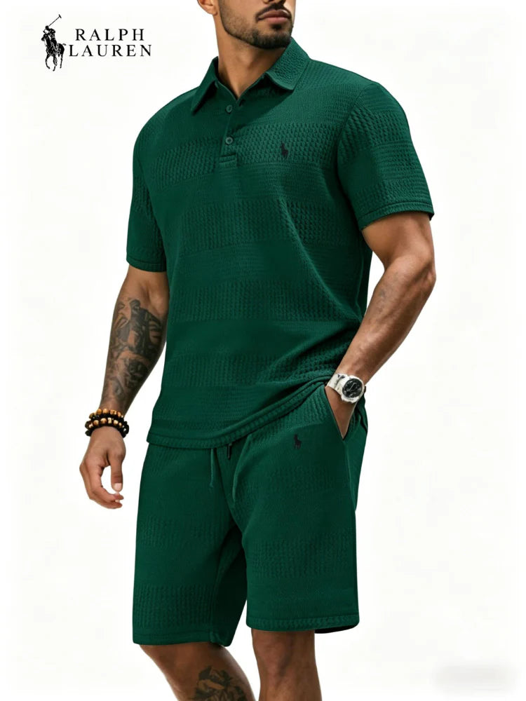 High-quality and comfortable polo shirt set