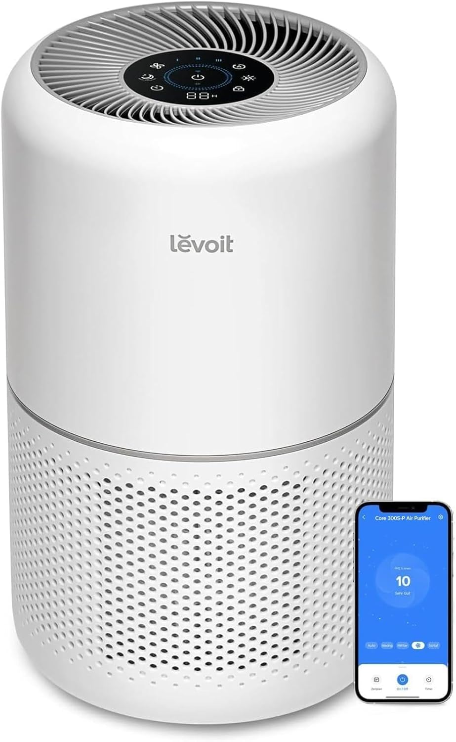 LEVOIT Core 300S smart air purifier in white