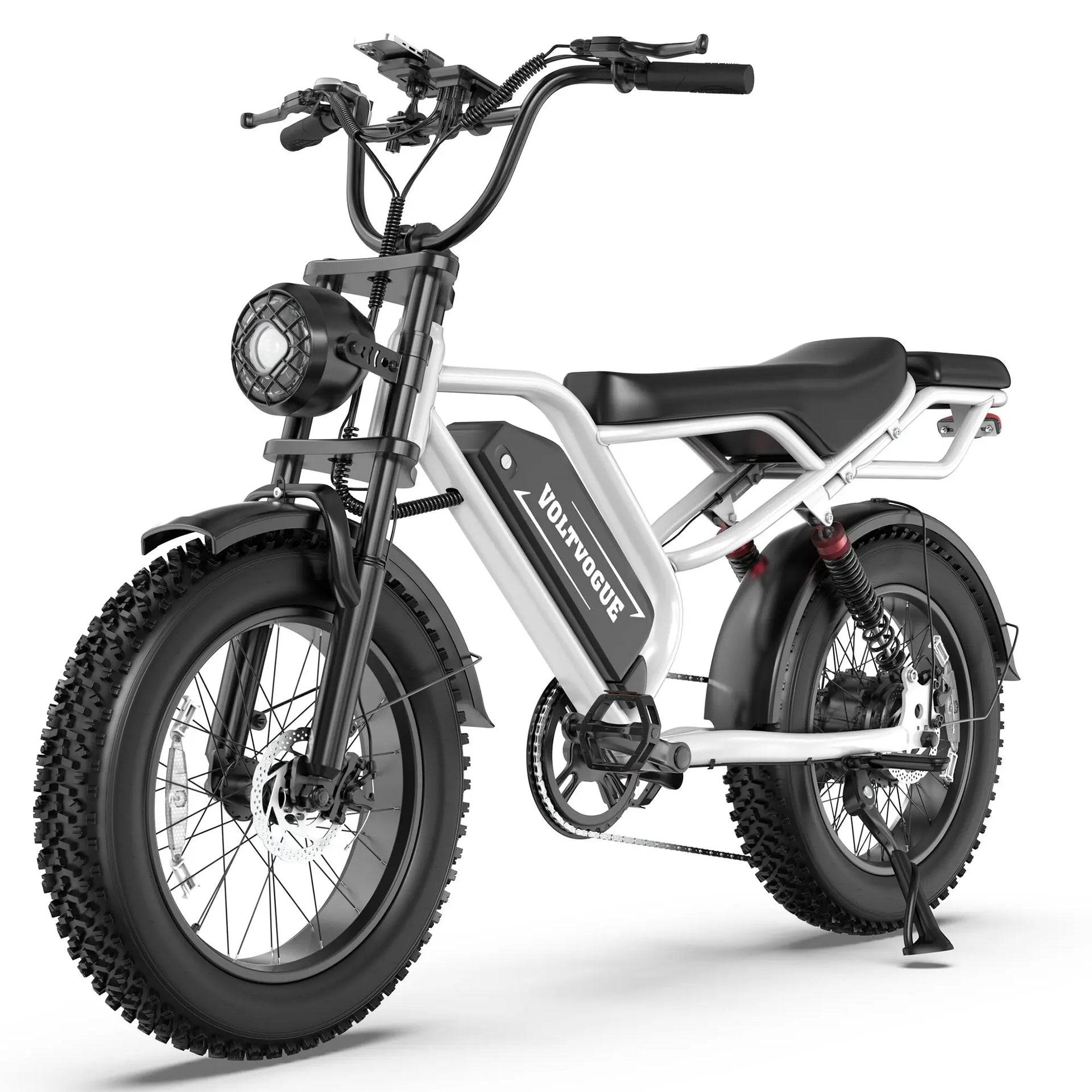 HOOMA Voltvogue 1500W All-Terrain Electric Bike - White
