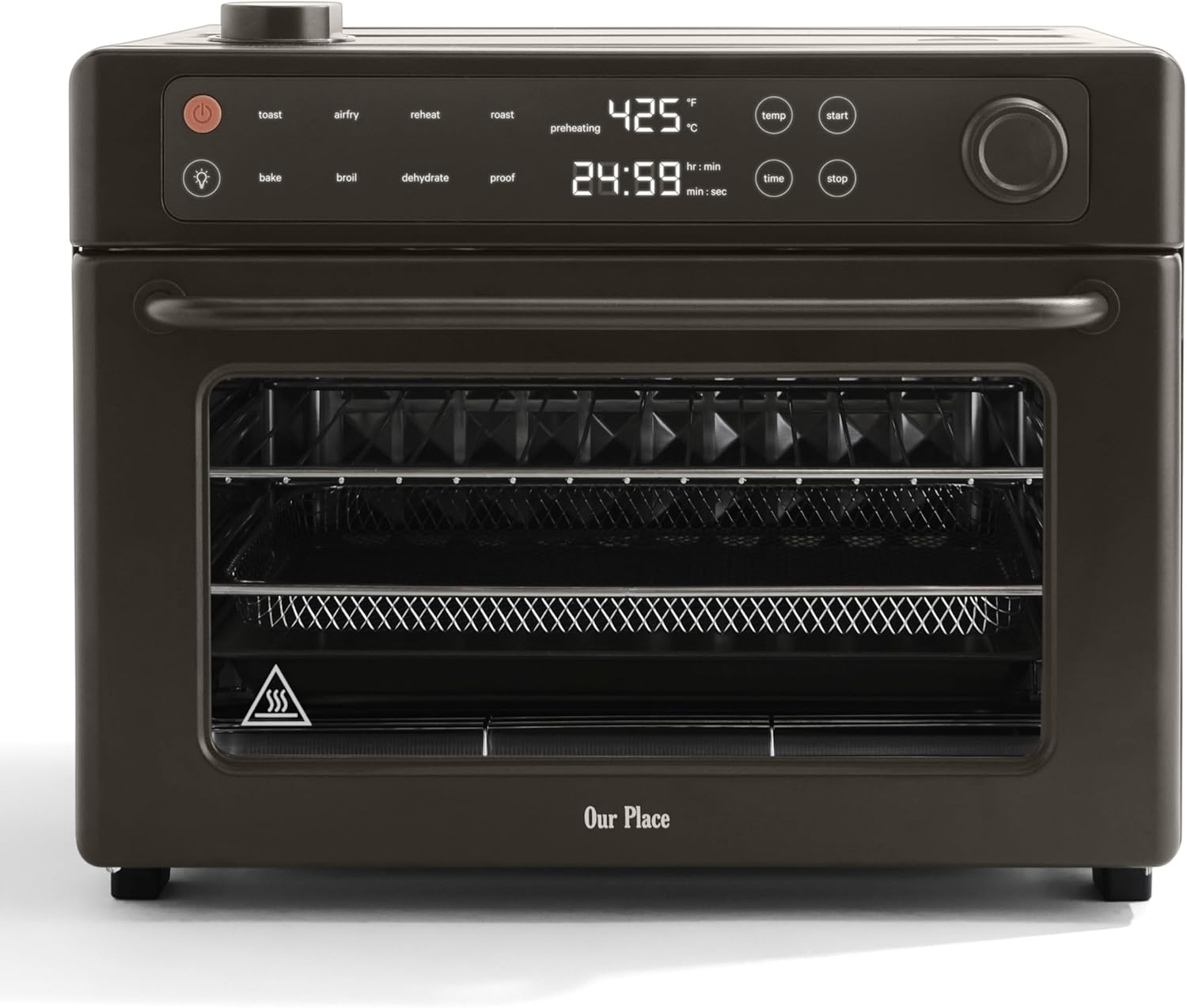 Our Place Wonder Oven – 6-in-1 Air Fryer Toaster Oven with Steam - Char - 32 Quarts