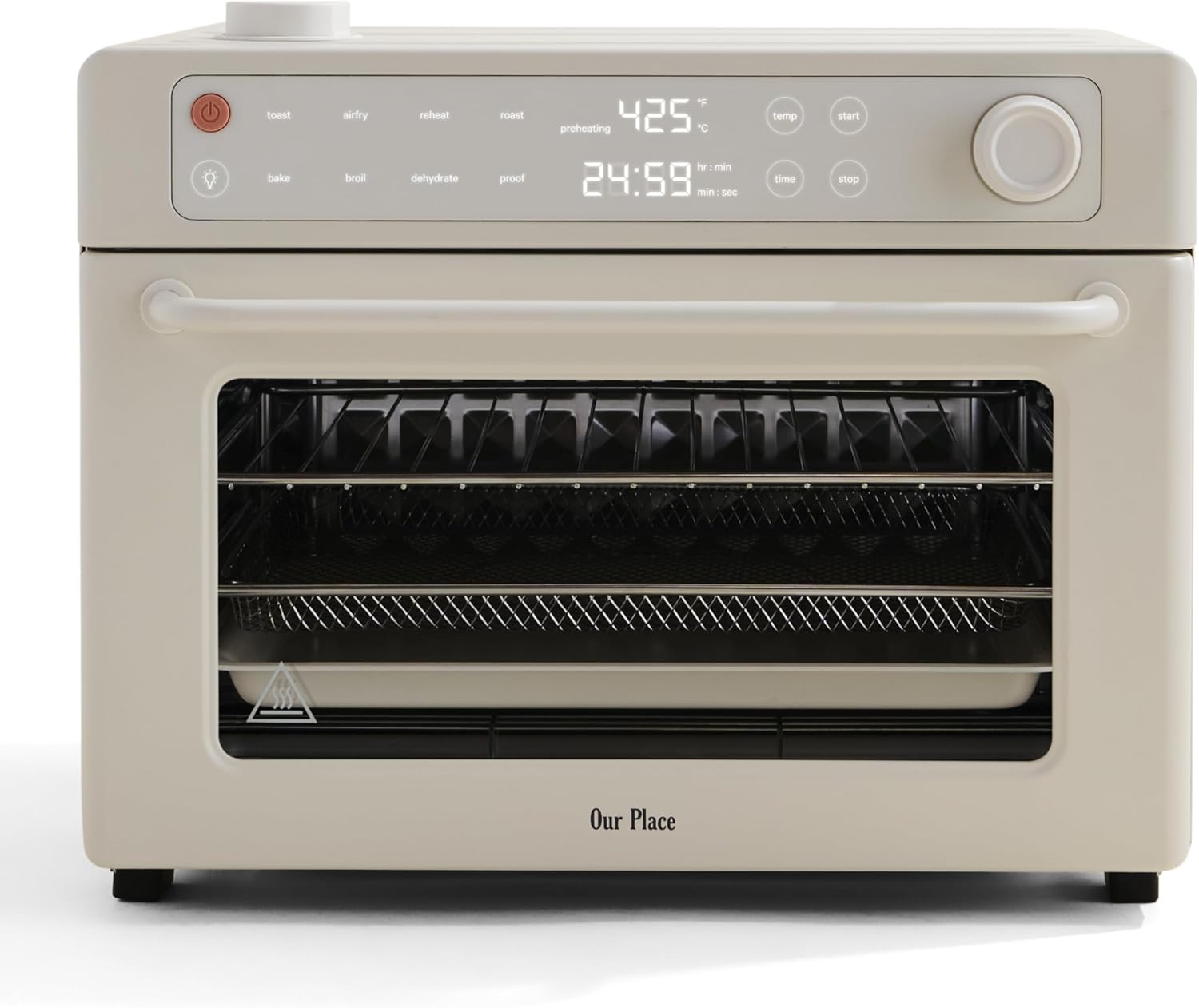 Our Place Wonder Oven – 6-in-1 Air Fryer Toaster Oven with Steam - Cream - 32 Quarts