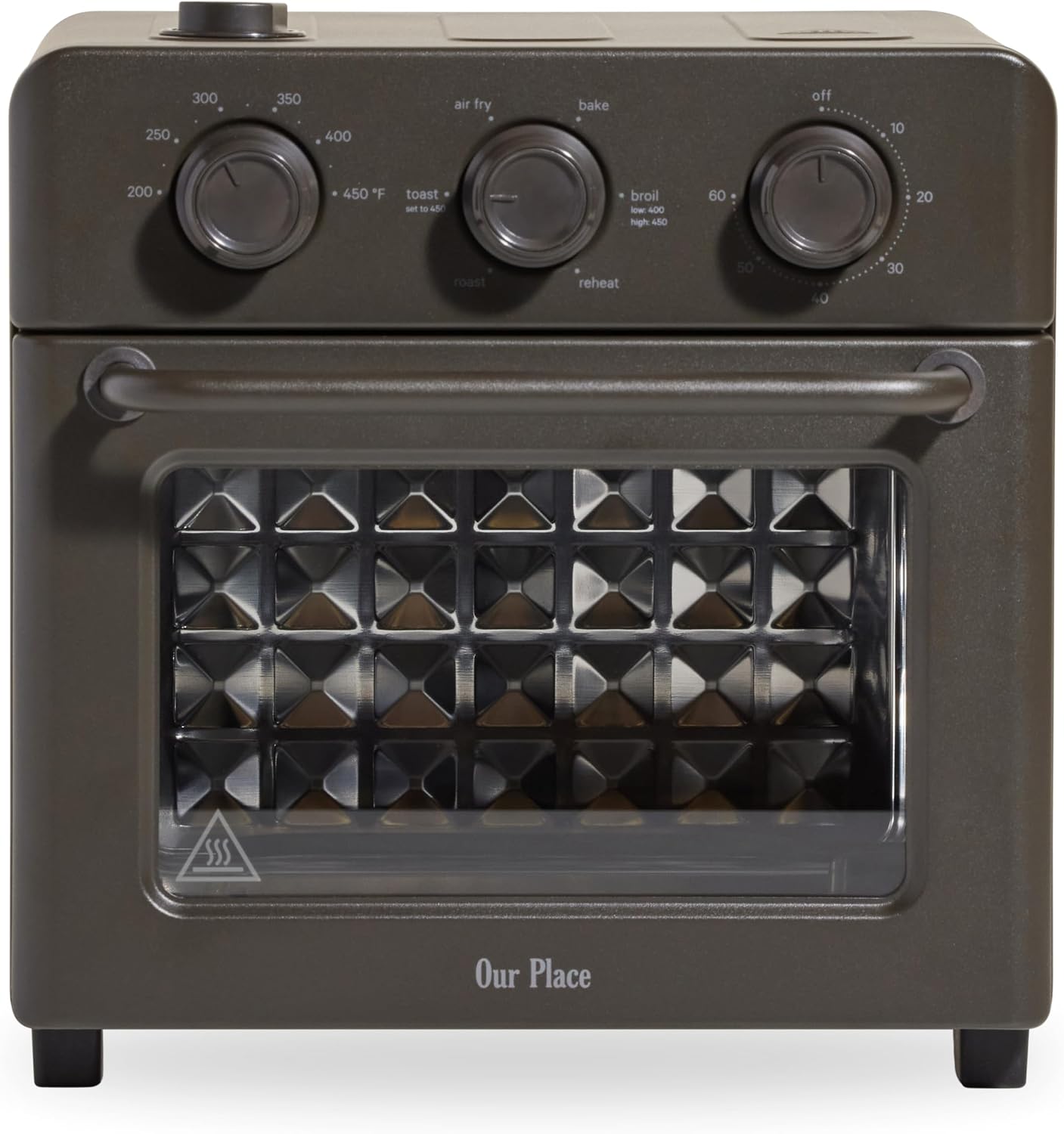 Our Place Wonder Oven – 6-in-1 Air Fryer Toaster Oven with Steam - Char - 12.7 Quarts