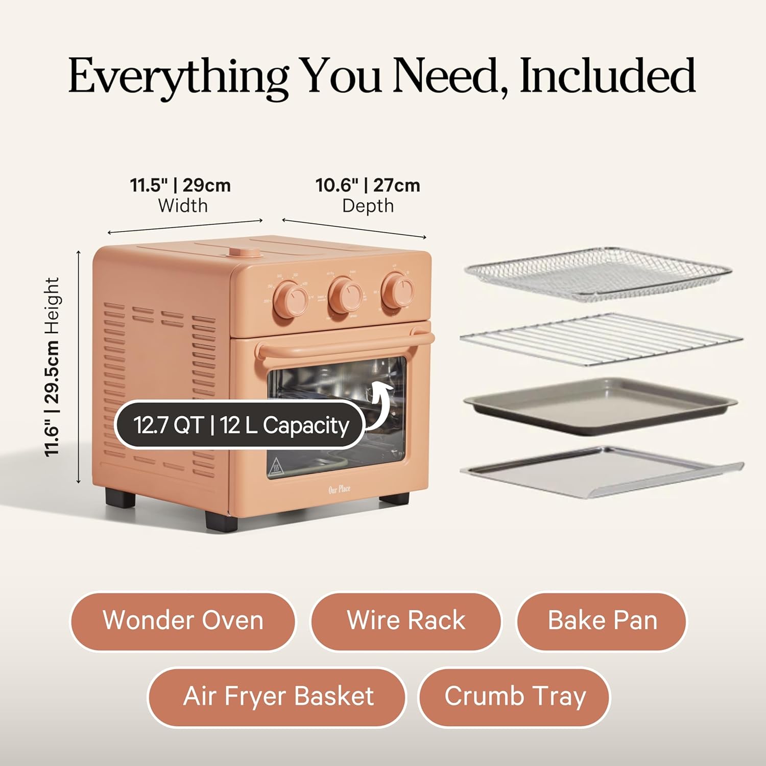 Our Place Wonder Oven – 6-in-1 Air Fryer Toaster Oven with Steam - Product Detail 1