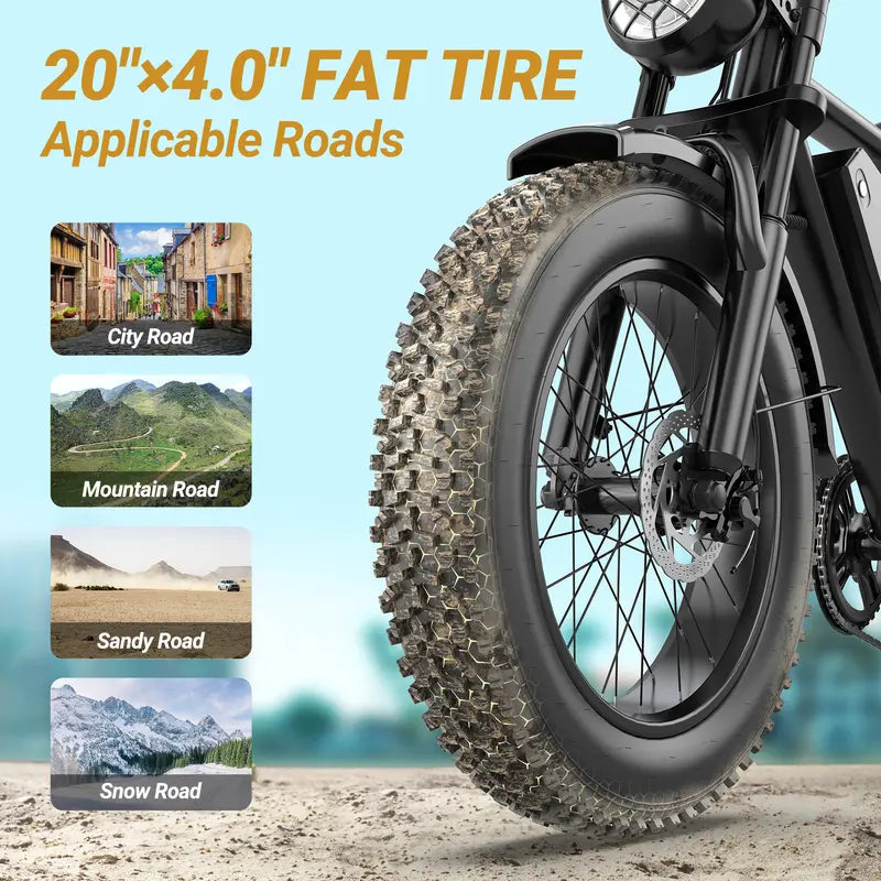 HOOMA Voltvogue 1500W All-Terrain Electric Bike - Product Detail 3