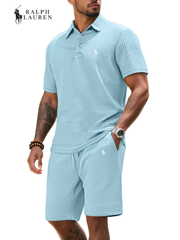 Classic Everyday Lace-Up Cotton Henley
