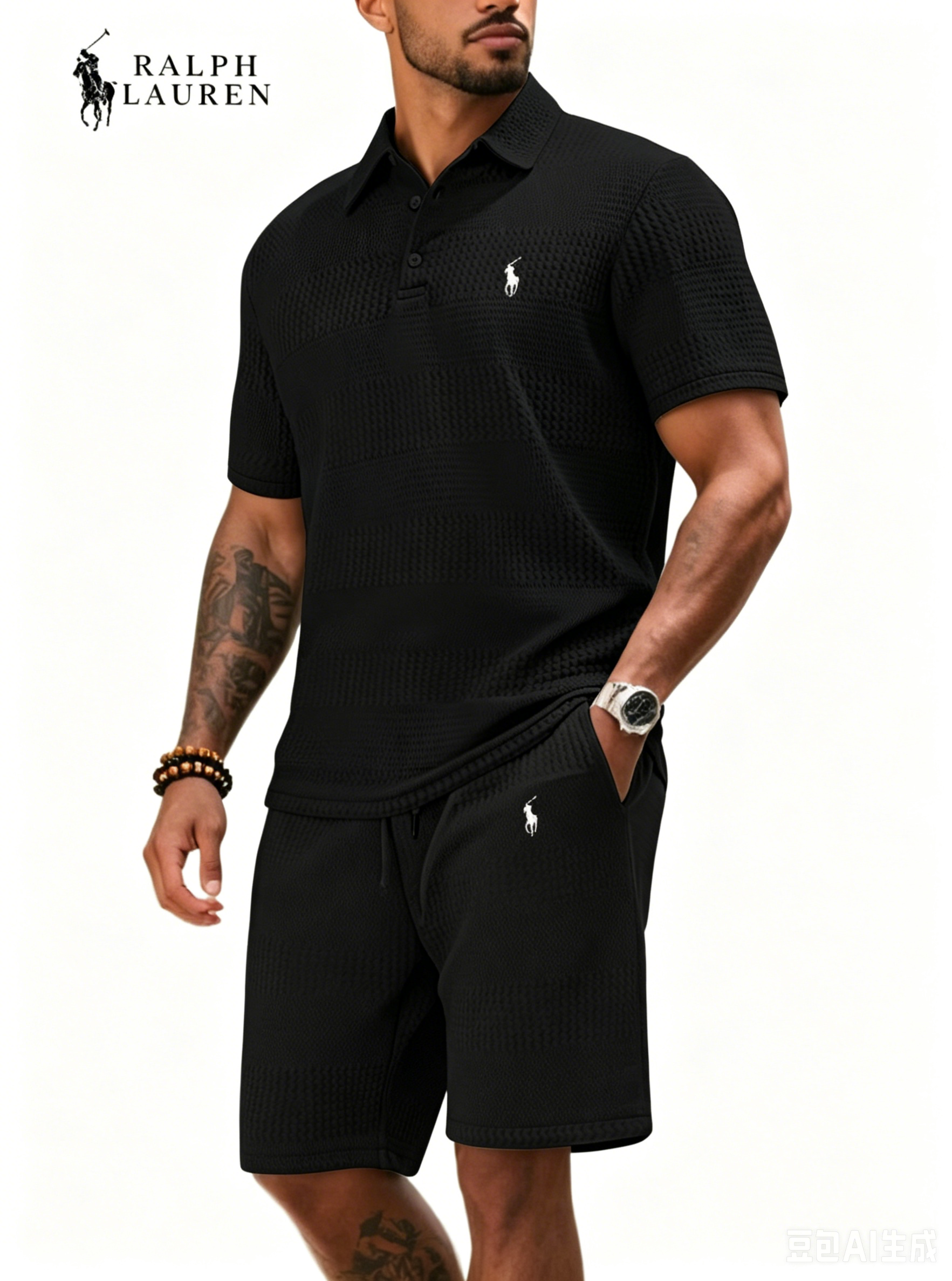 High-quality and comfortable polo shirt set