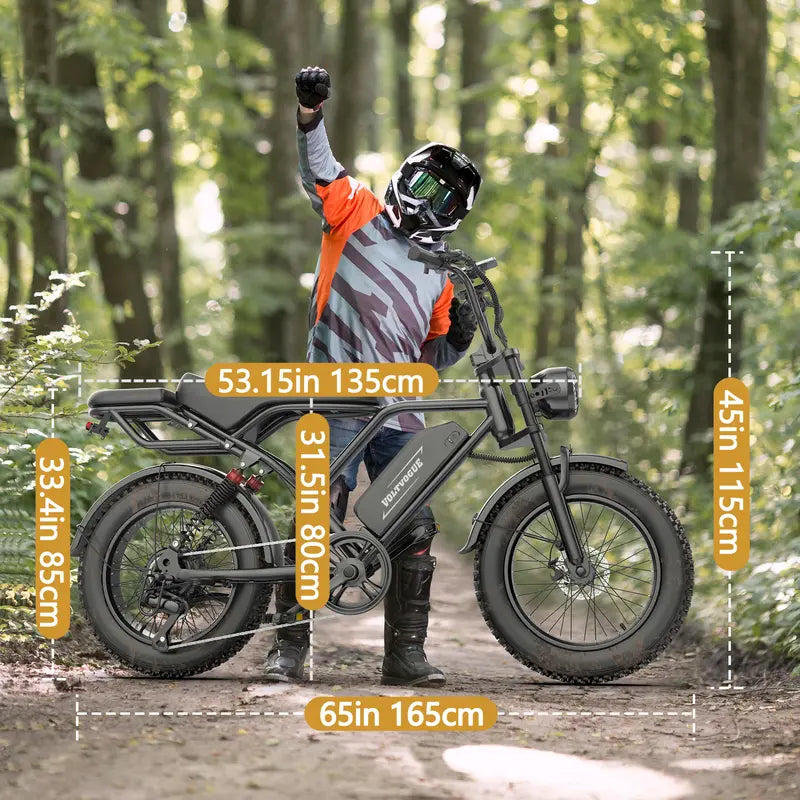 HOOMA Voltvogue 1500W All-Terrain Electric Bike - Product Detail 7