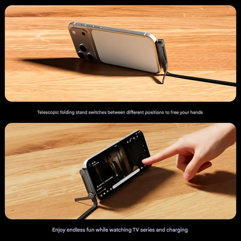 ⏰BLACK FRIDAY SALE🔌240W Super Fast Charging 🔋 2-in-1 Charging Cable & Phone Stand