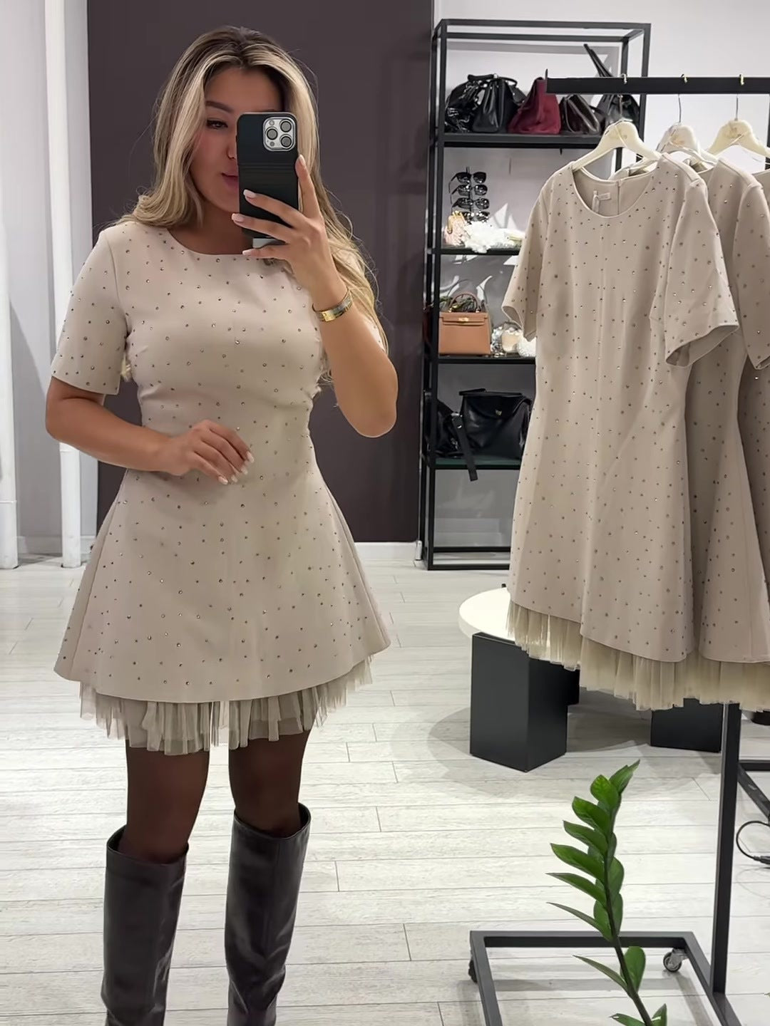 Sparkle Night A-Line Dress