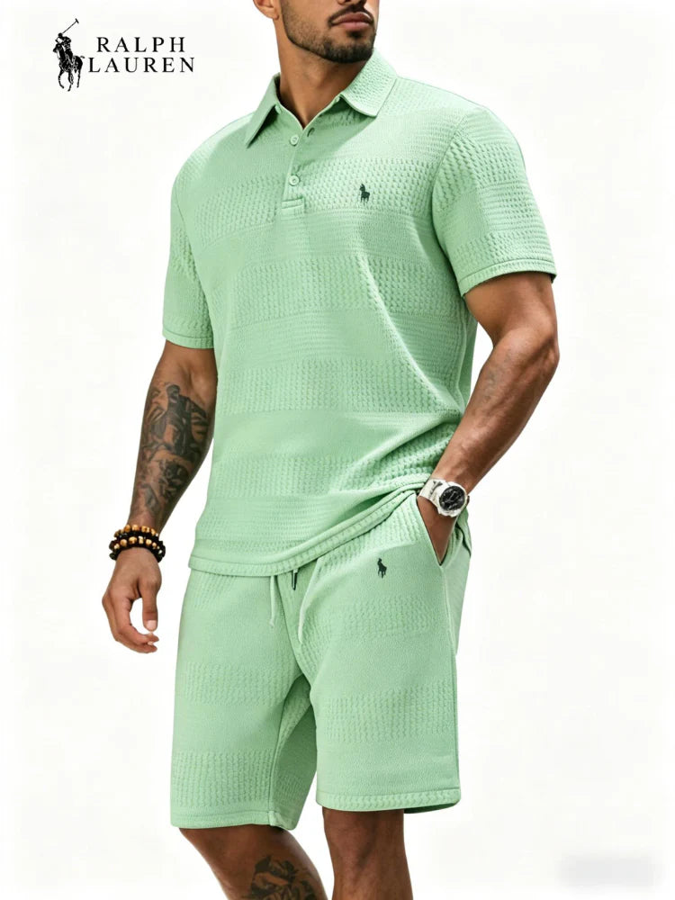 High-quality and comfortable polo shirt set