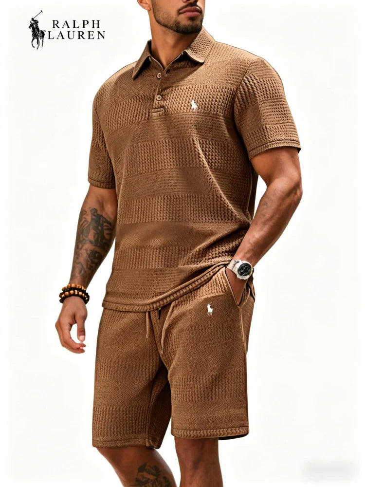 High-quality and comfortable polo shirt set
