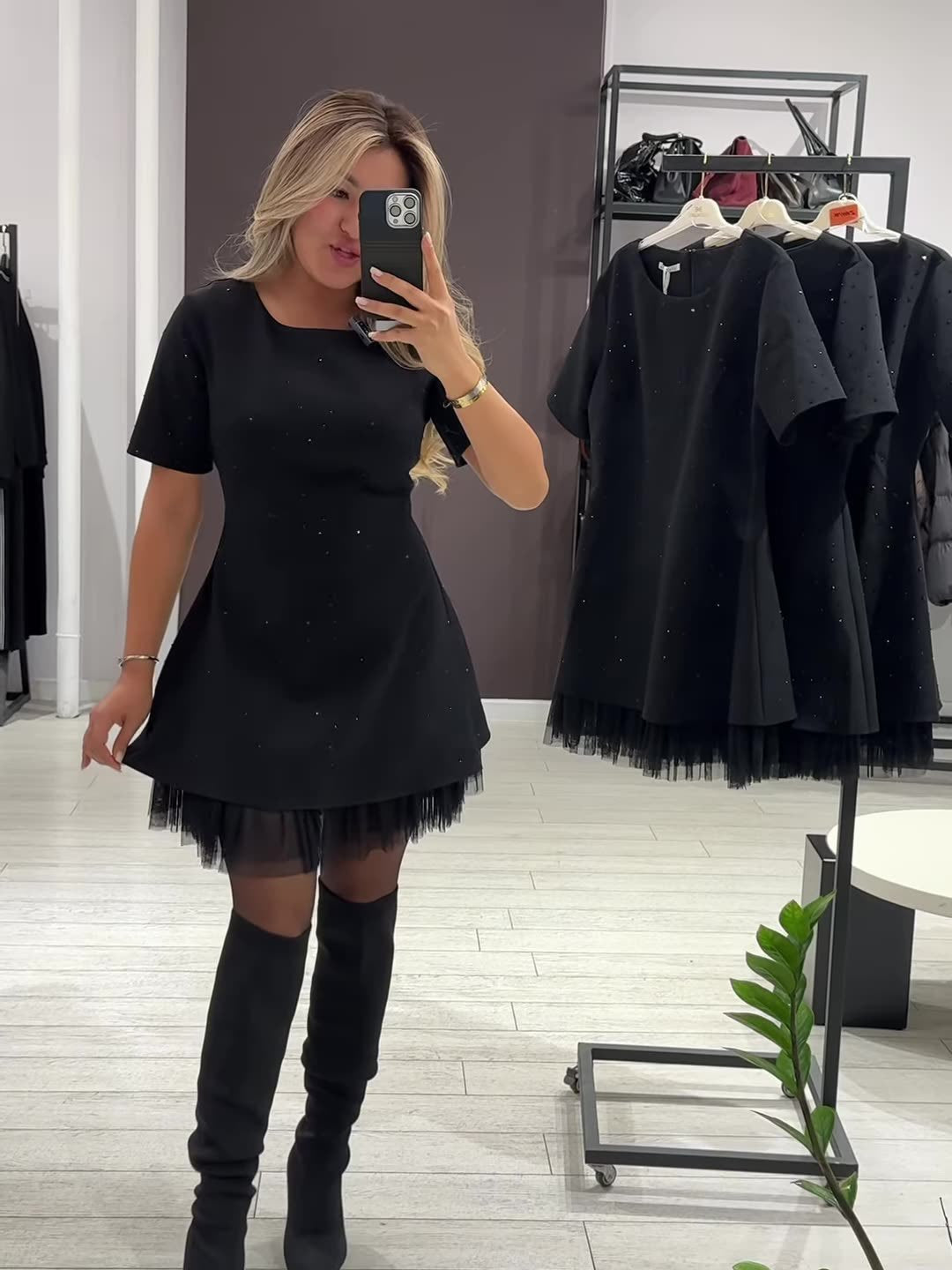 Sparkle Night A-Line Dress