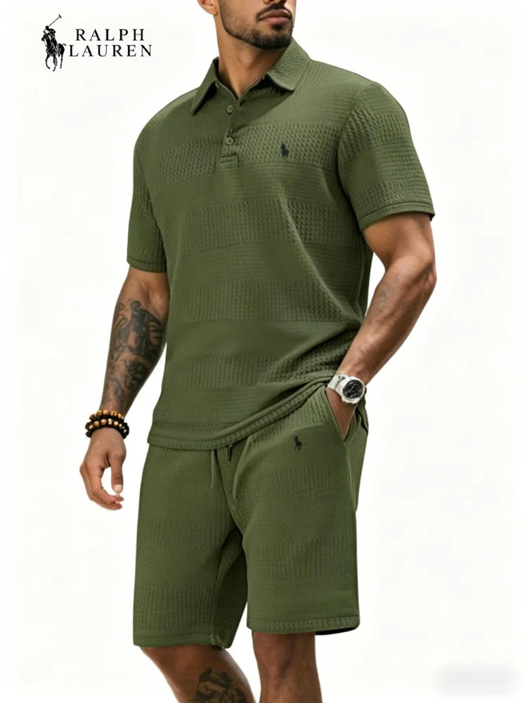High-quality and comfortable polo shirt set