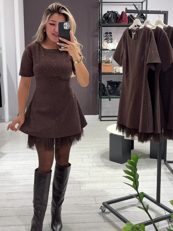 Sparkle Night A-Line Dress