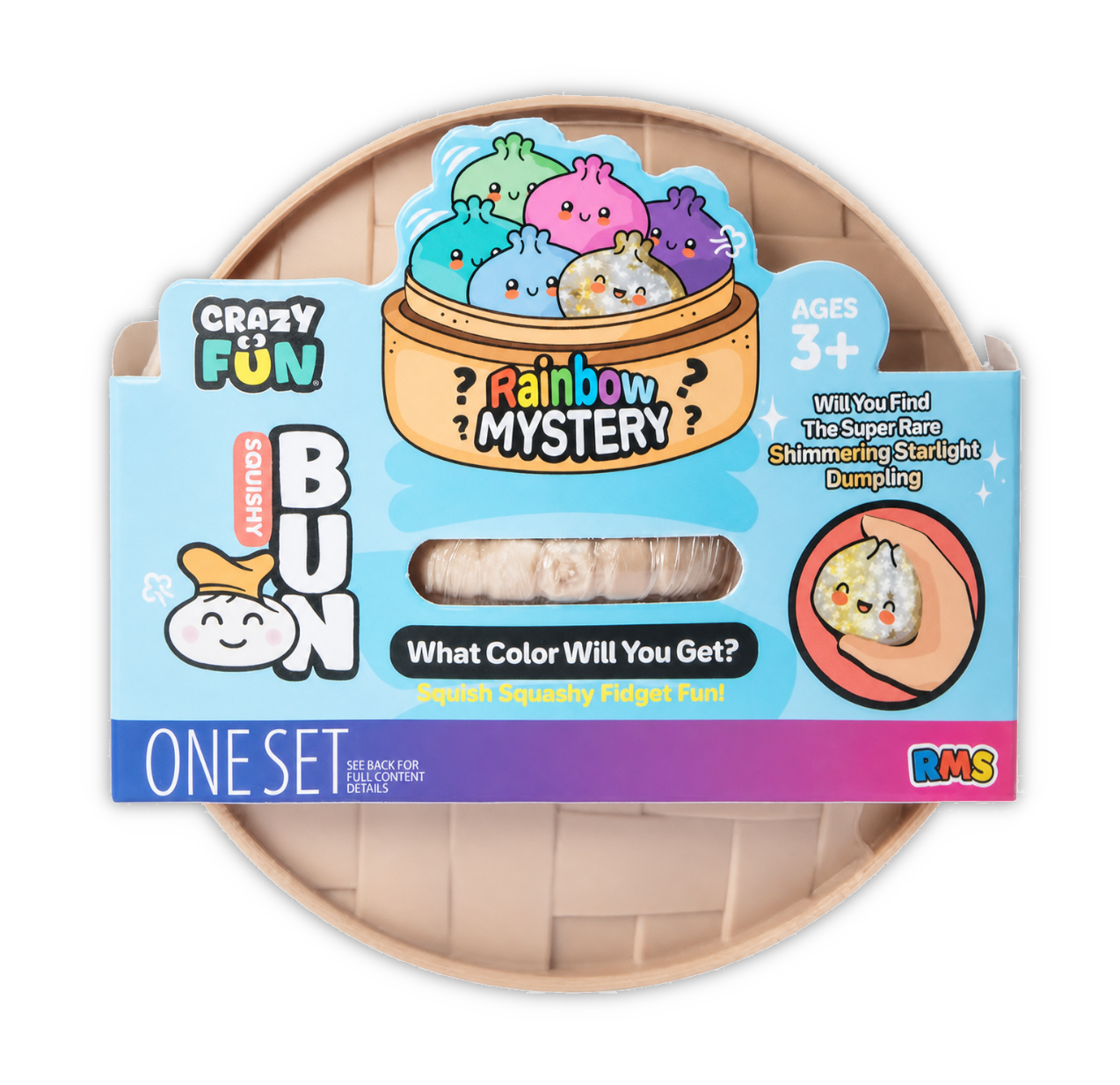 🔥Mystery Bun Squishy Stress Toy - Slow Rise Surprise Dumpling for Anxiety Relief