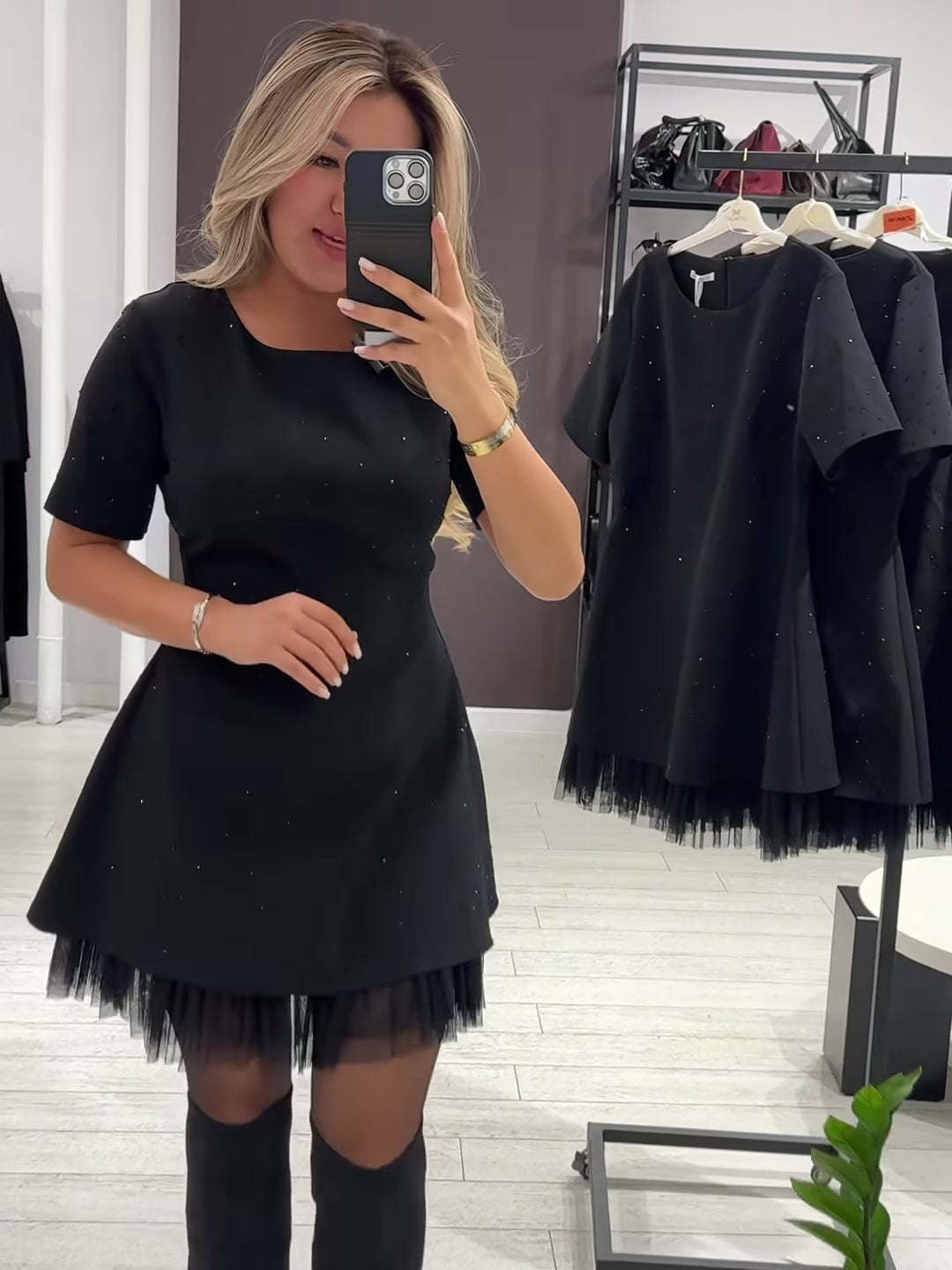 Sparkle Night A-Line Dress