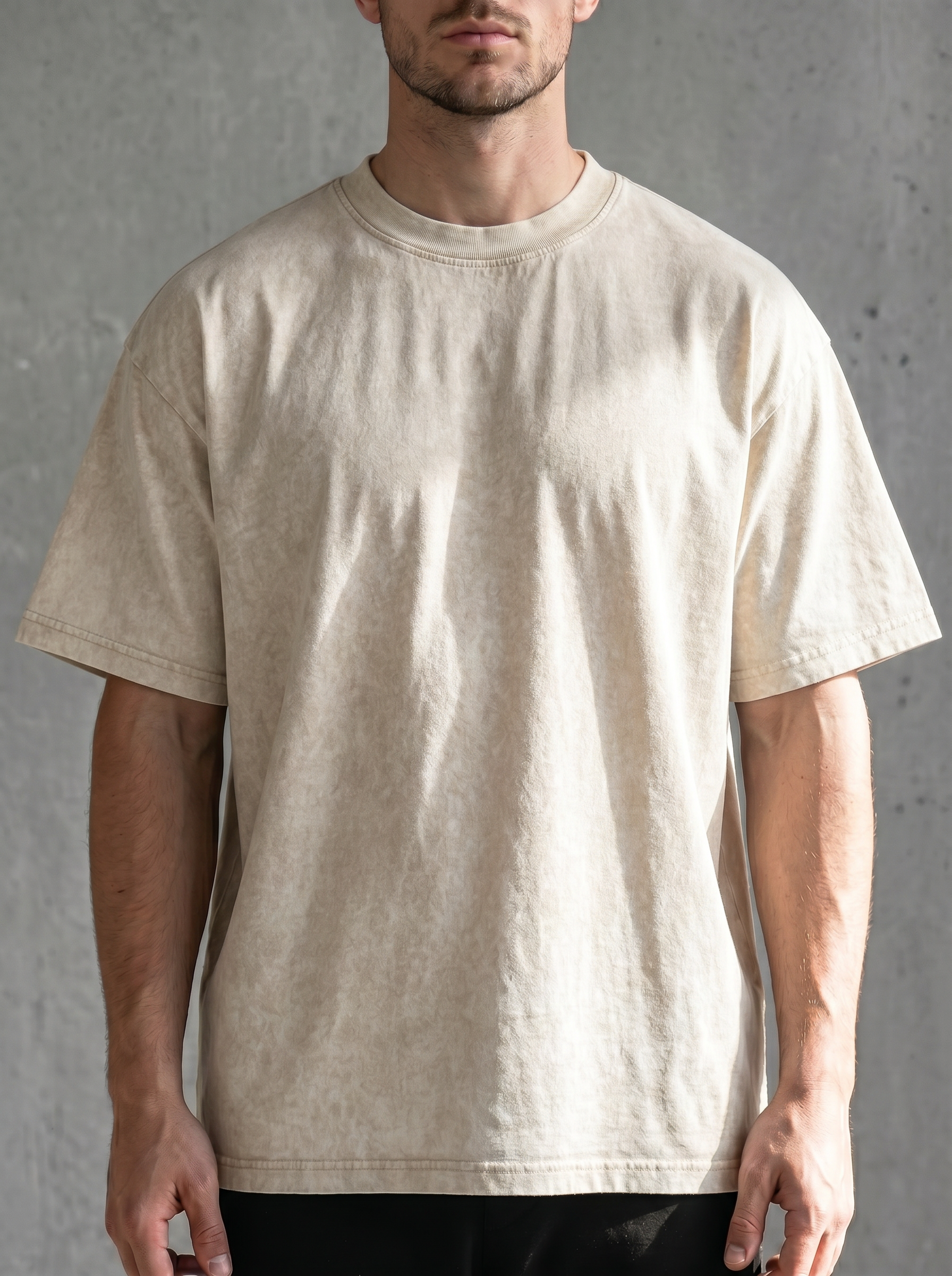 Vintage Acid Washed Heavy Cotton Casual Tee
